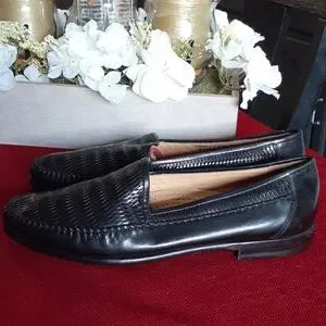VTG Bally Wing Switzerland Shoes 612 Beltic Black Loafer Tassels 9.5B Leather Bally | Shoes | Vtg Bally Wing Switzerland Shoes 62 Beltic  main image 2